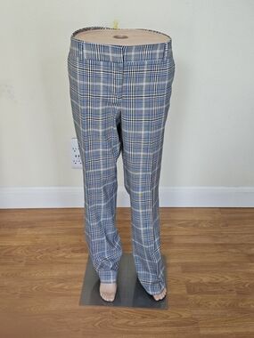 Women's Gray Plaid Pants